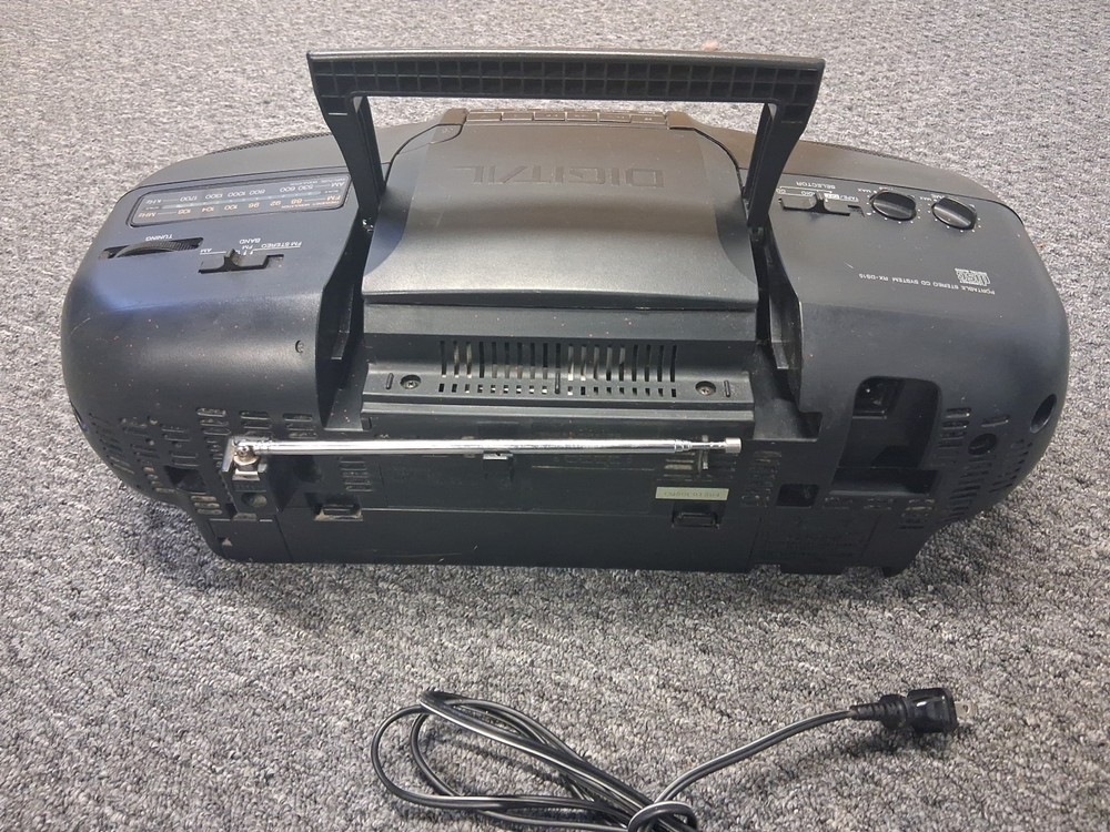 Good Condition Panasonic Portable Stereo CD System RX-DS15 Black Tested Working