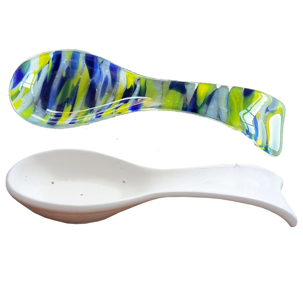 9.25" Deep Spoon Rest Glass Fusing Kiln Mold