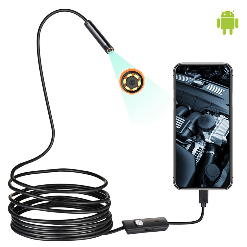 for USB TypeC Android PC HD Endoscope Camera Borescope Inspection Camera