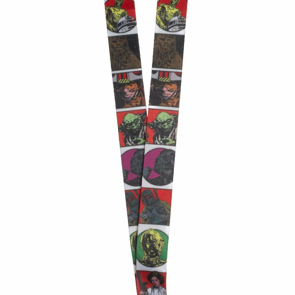 Star Wars Characters Charm and Lanyard