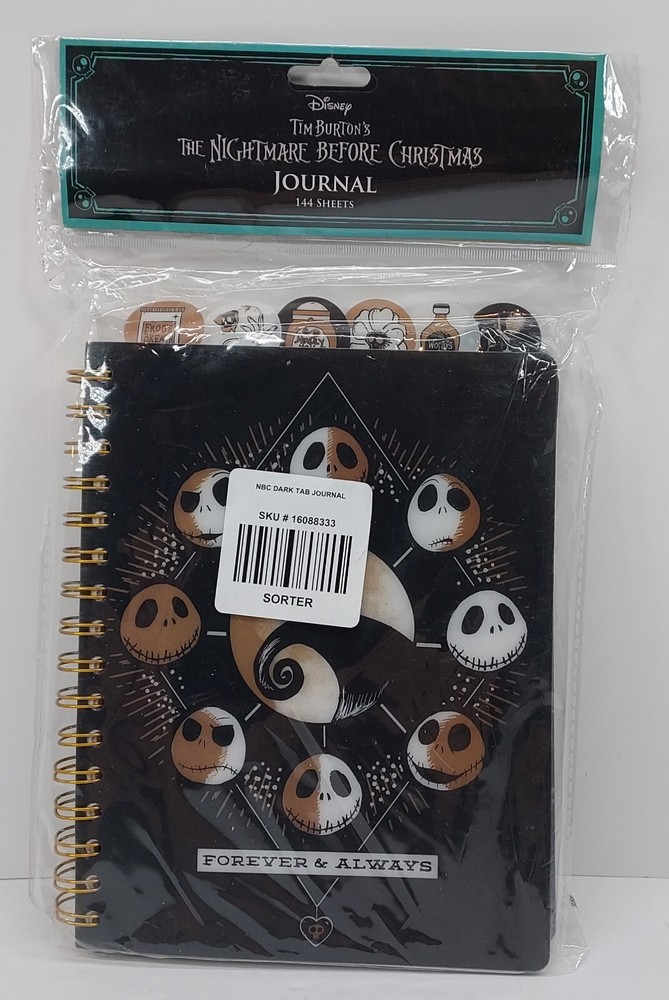 Jack Skellington Journal With Sticky Tabs