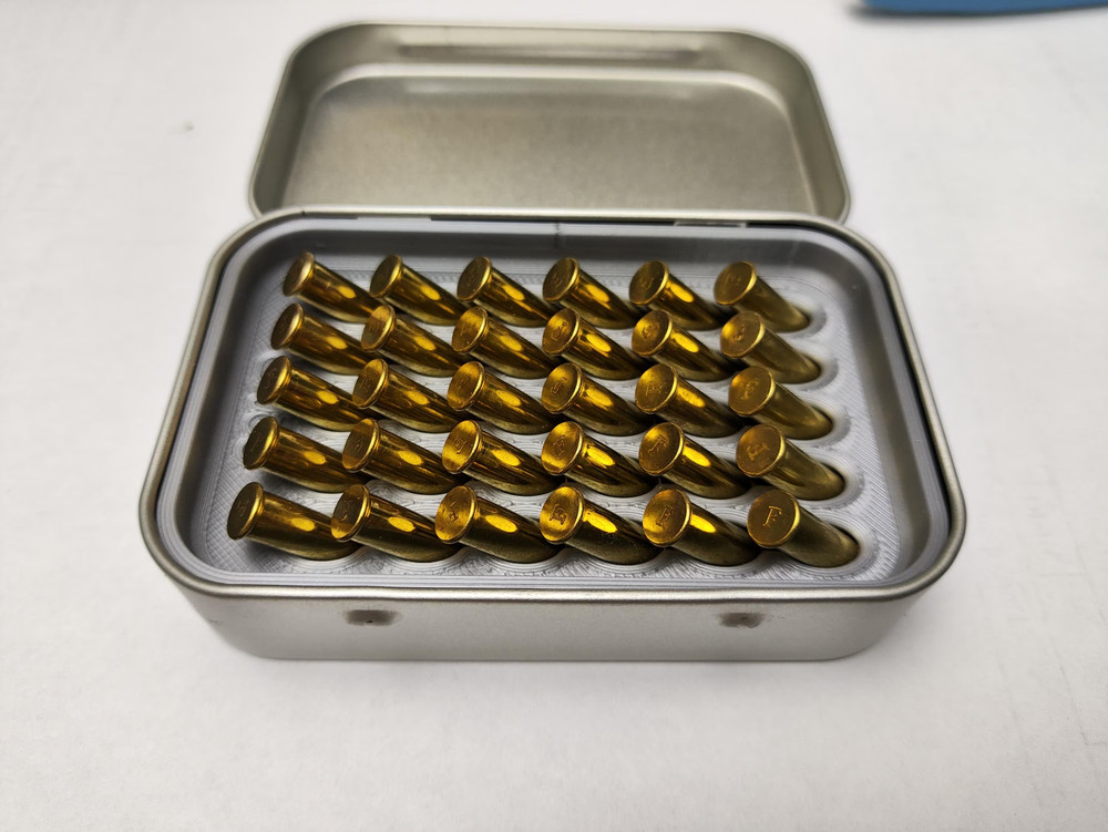 Seven Stars Altoids Tin Insert Organizer Range Bugout Gift for 22LR Ammo