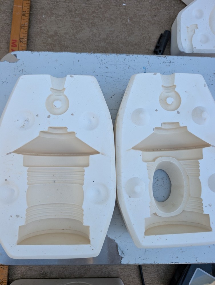 Lantern round Vintage Slip Casting Ceramic Mold