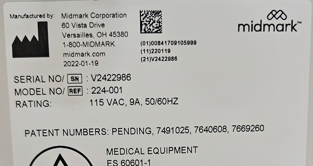 Midmark 224 Exam Table