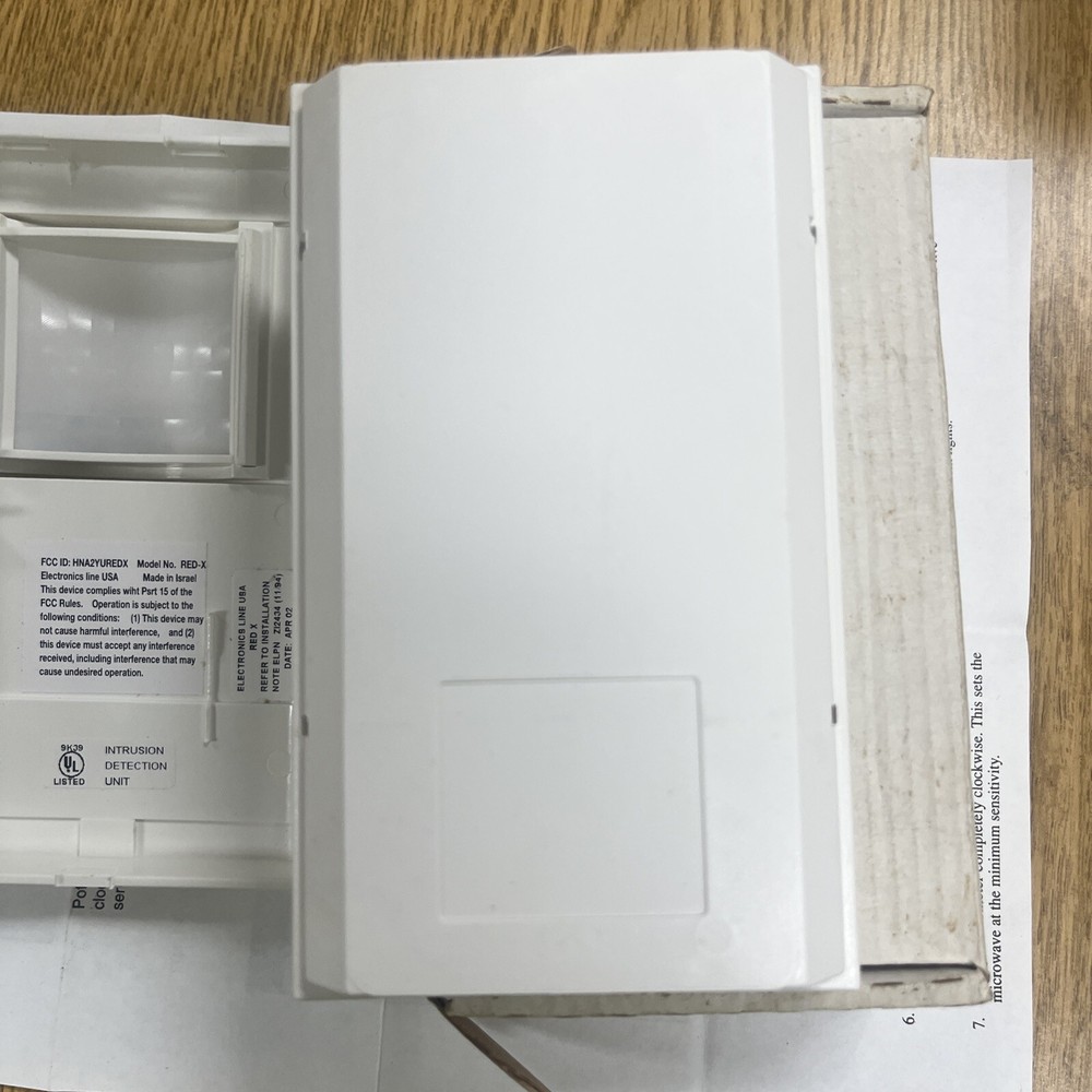 Electronics Line REDX Dual Tech Combo PIR Microwave Motion Intrusion Detector