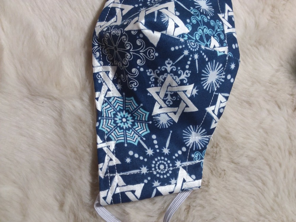 Hanukkah Cotton Face Mask Small