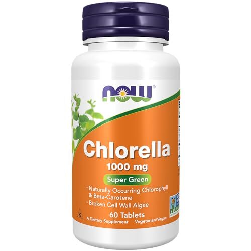 NOW FOODS Chlorella 1000 mg 60 Tablets