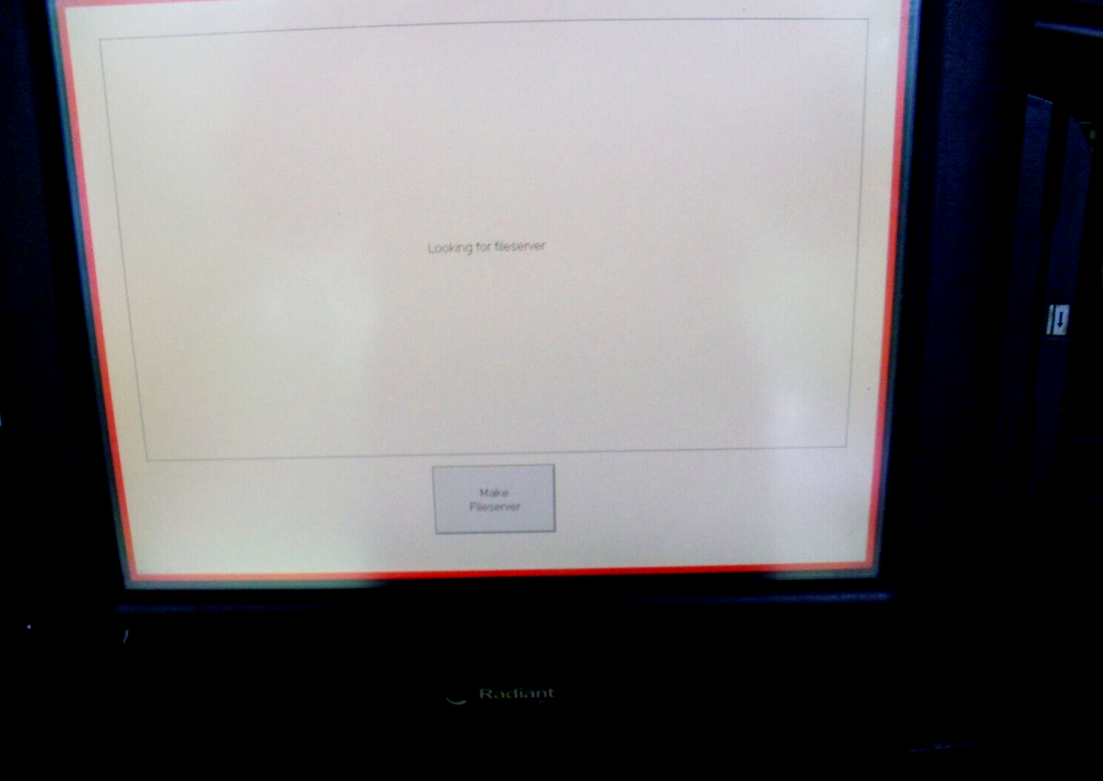 Radiant Systems Series P1515 Windows XP POS System Reader