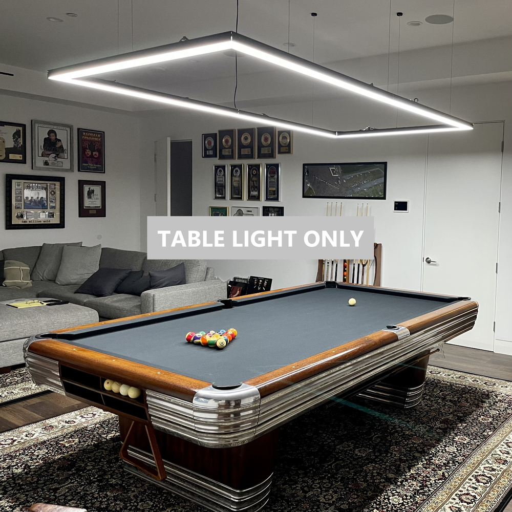 Dimmable 7' 8' 9' Modern Pool Table Lighting Perimeter LED Billiard Lights