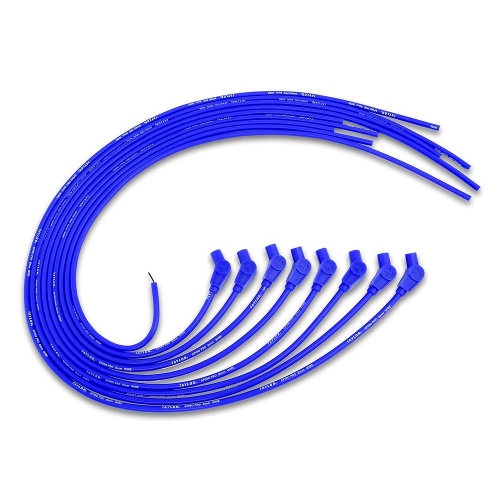 TAYLOR CABLE SPIRO-PRO 8MM UNIV BLUE- 73653