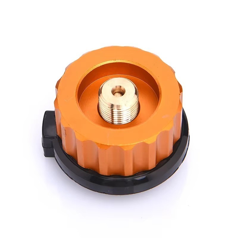 Camping Gas Stove Adapter Split Type Burner Converter Auto-Off Cartridge