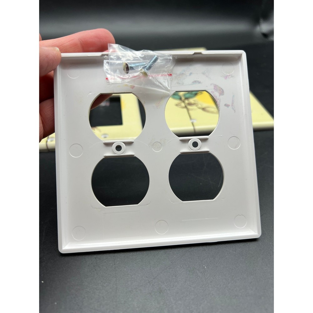 Floral Light Switch and Outlet Covers Plastic