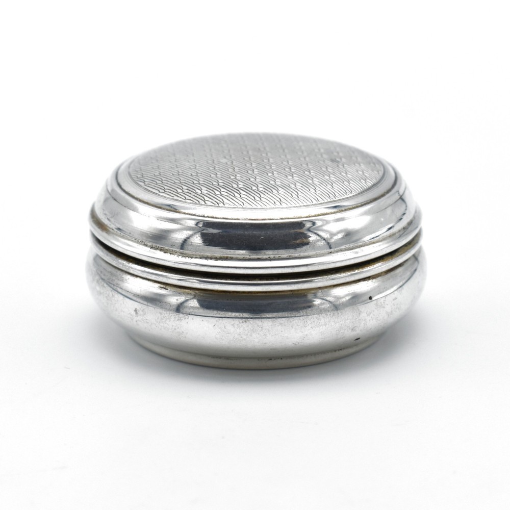 Vintage Solid Silver Powder Rouge Pot Snuff Box 1992 Broadway & Co.