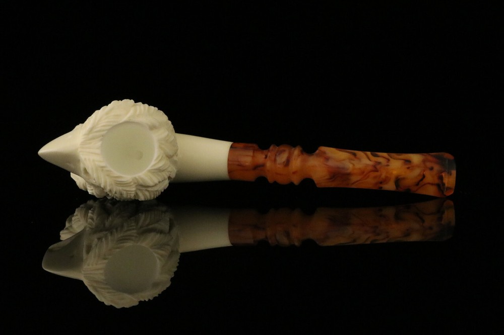 srv - Eagle Block Meerschaum Pipe with fitted case M2751