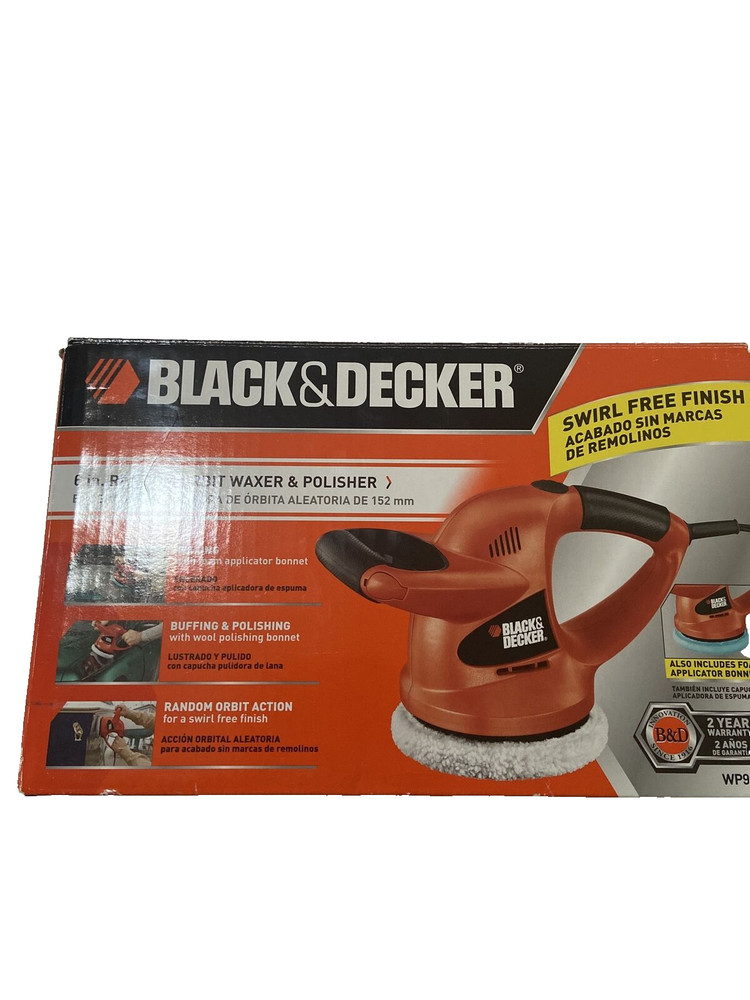 Black&Decker 6" Random Orbit Waxer/Polisher (WP900) - Used