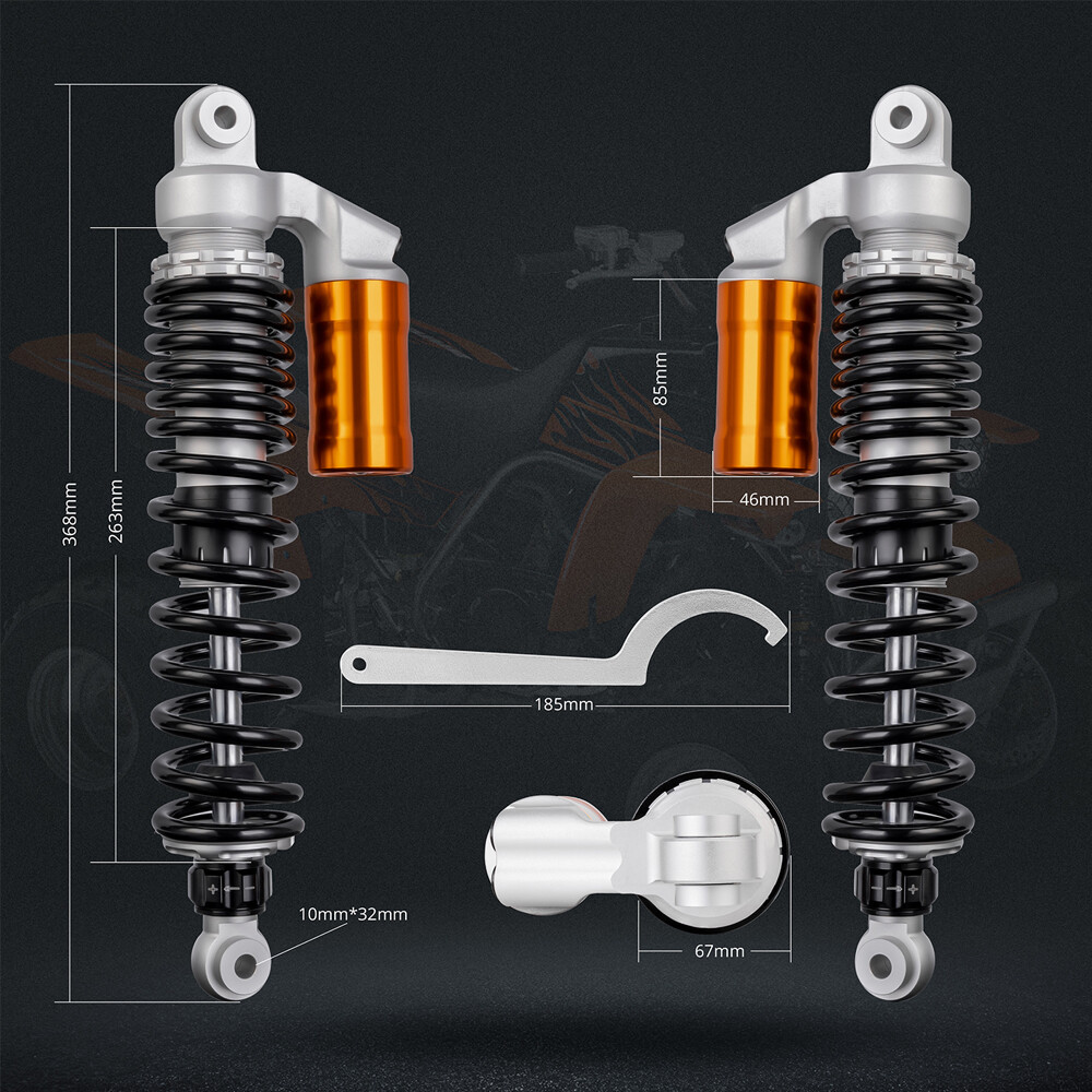 FOR YAMAHA BANSHEE YFZ350 ATV STAGE4 PERFORMANCE ADJUSTABLE FRONT SHOCK ABSORBER