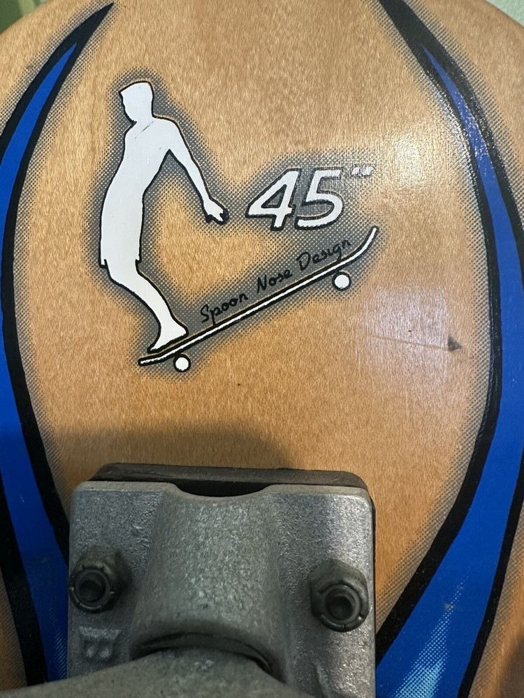 Vintage Gravity Longboard 45" "glombe" Spoon Nose Design