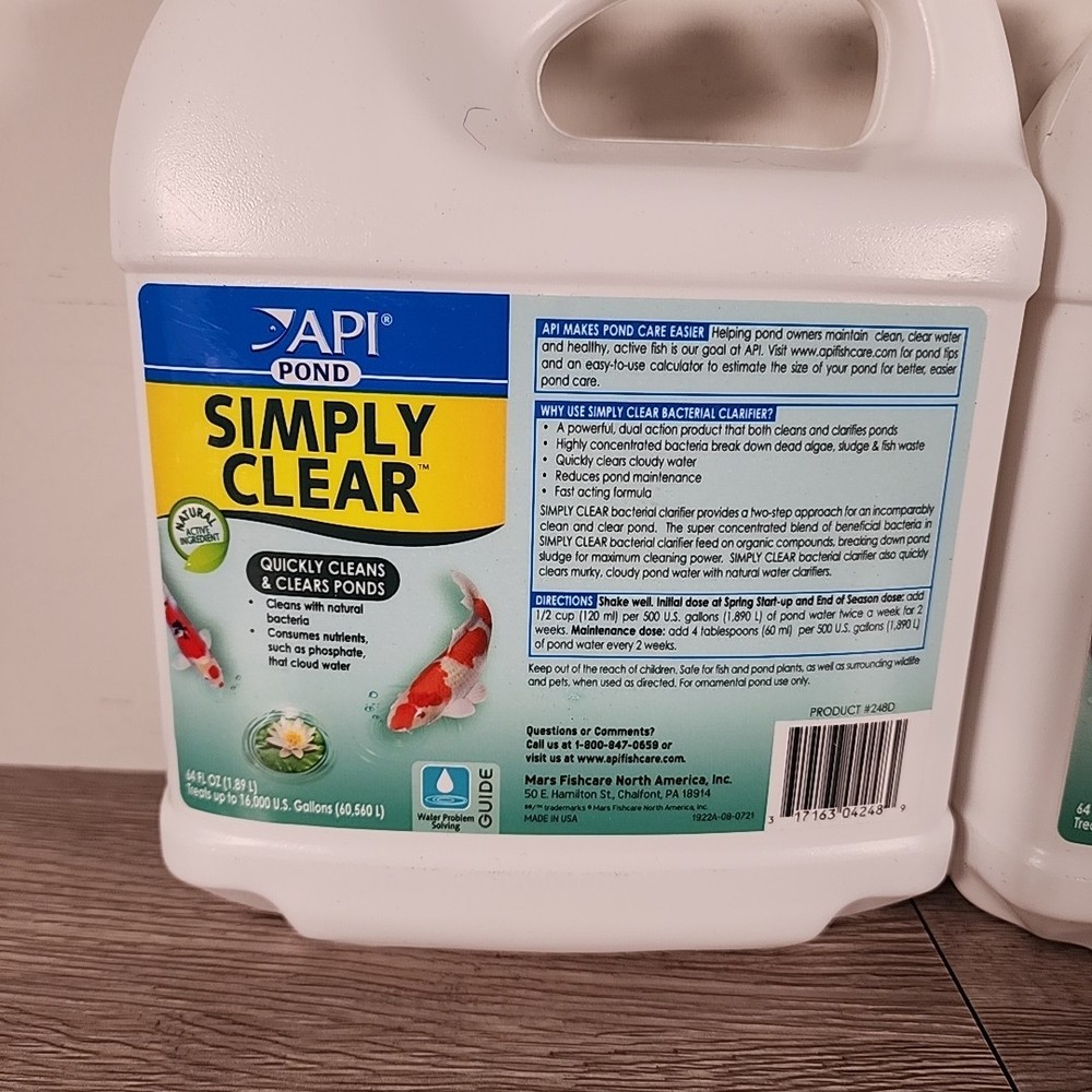 API Simply Clear Pond Clarifier 1 Gallon, 248C