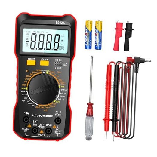 Digital Multimeter Multi Tester 2000 Counts Manual-ranging Measurable DCV ACV