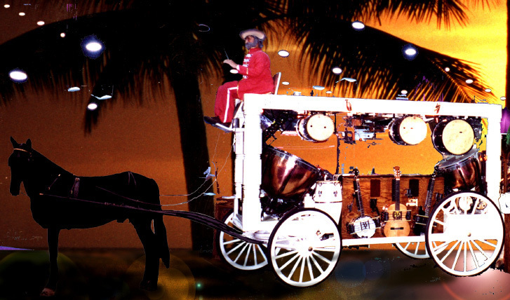 Robotic Orchestra Wagon mounted timpani drums