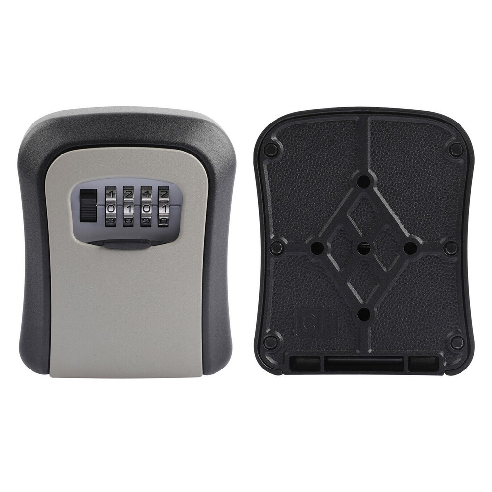 4 Digit Key Safe Lock Box Combination Security Storage Case Organizer Wall Mount
