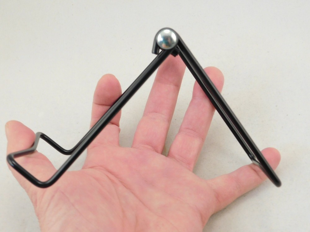 Easel Display Stand Adjustable Black Color Medium Sized Vinyl Coated