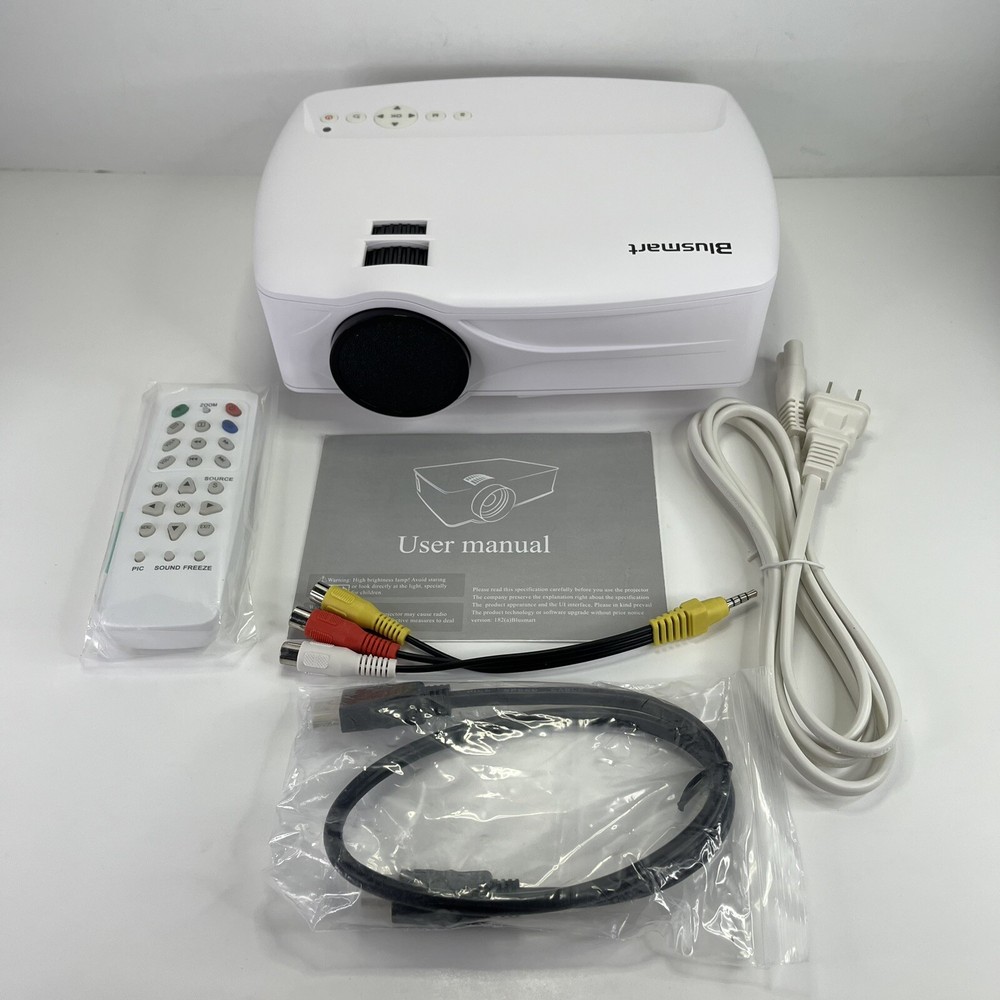 Blusmart Portable Led Projector, 1080 P, New