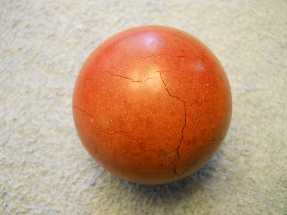 Vintage Clay Billiard Ball- #7