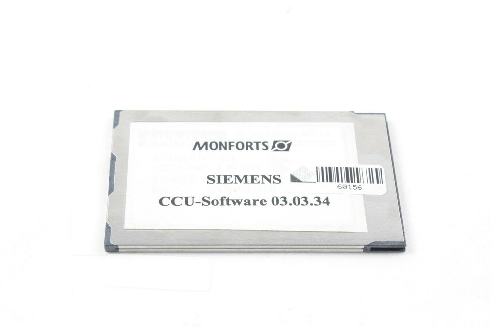 Sinumerik MONFORTS 810D PC Card CCU Software: 03/03/34