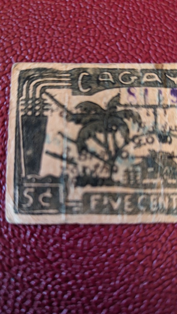 1940s Philippines CAGAYAN 5 Centavos - WWII Emergency Note