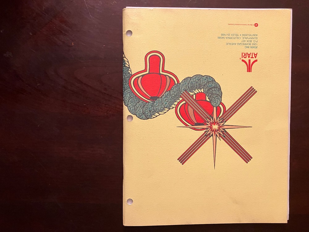 Original ATARI CENTIPEDE Arcade Operation, Service, & Maintenace Manuals - NIce!