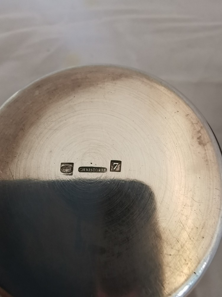 Christofle Cased Silver Plate Stirrup Cup