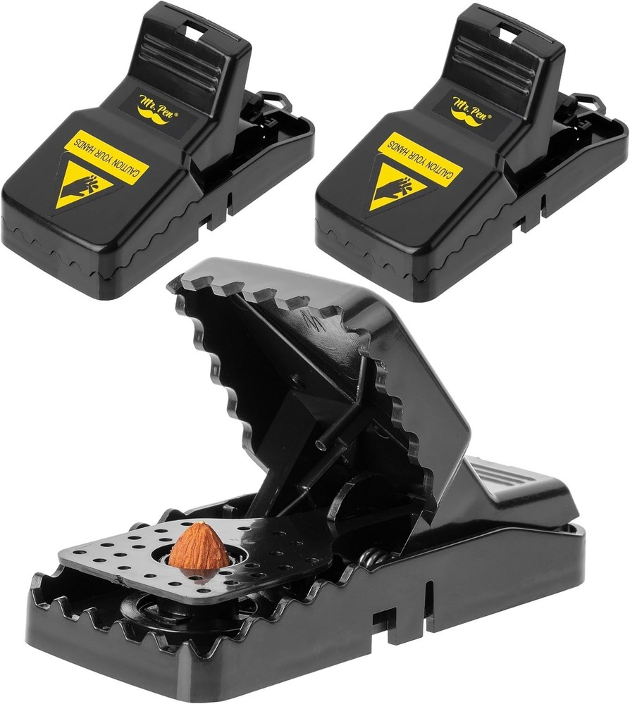 3-Pack Reusable Mouse Traps for Quick Pest Control | Easy No-Touch Design