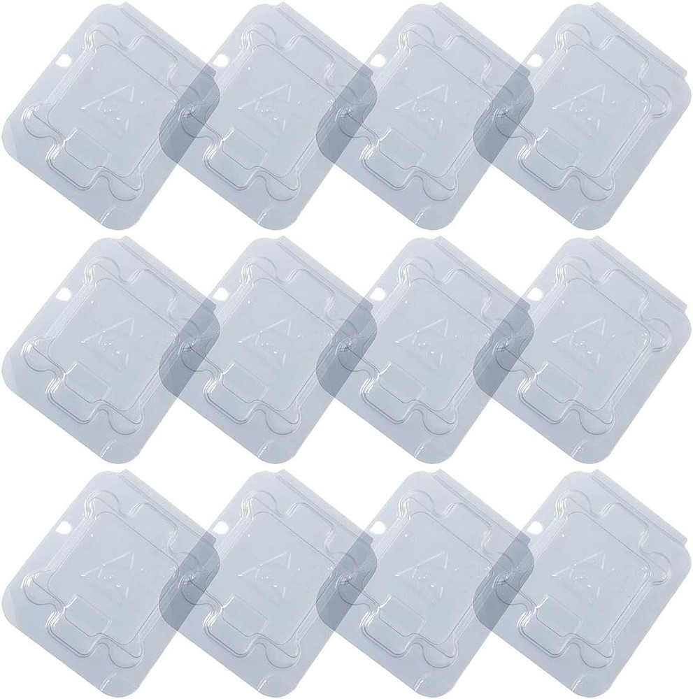 14Pcs Universal CPU Protection Box 5.5X6.5Cm Computer CPU Case Tray Flip Top Con