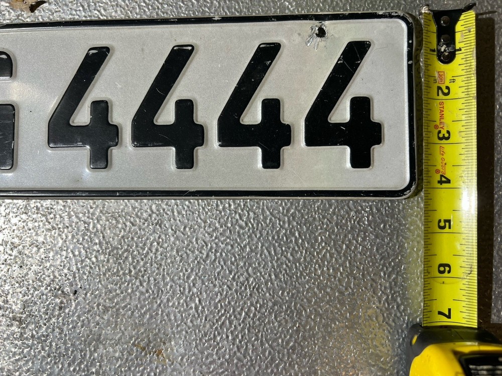 Foreign License Plate
