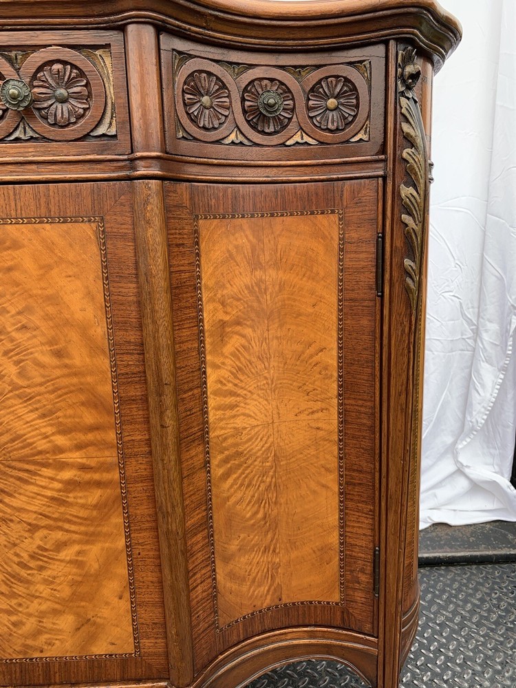 Antique Carved Wood Ornate Buffet Server WOW !!!!