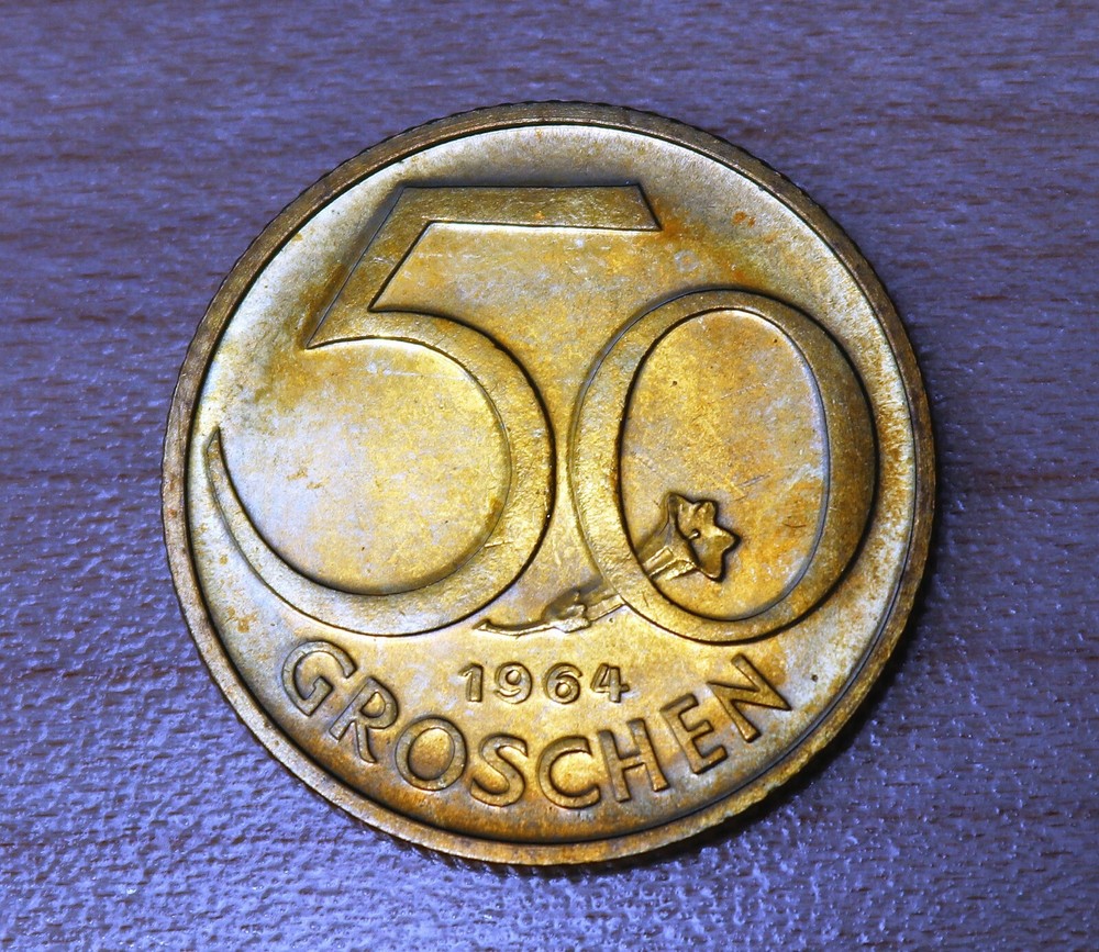 1964 Austria 50 Groschen