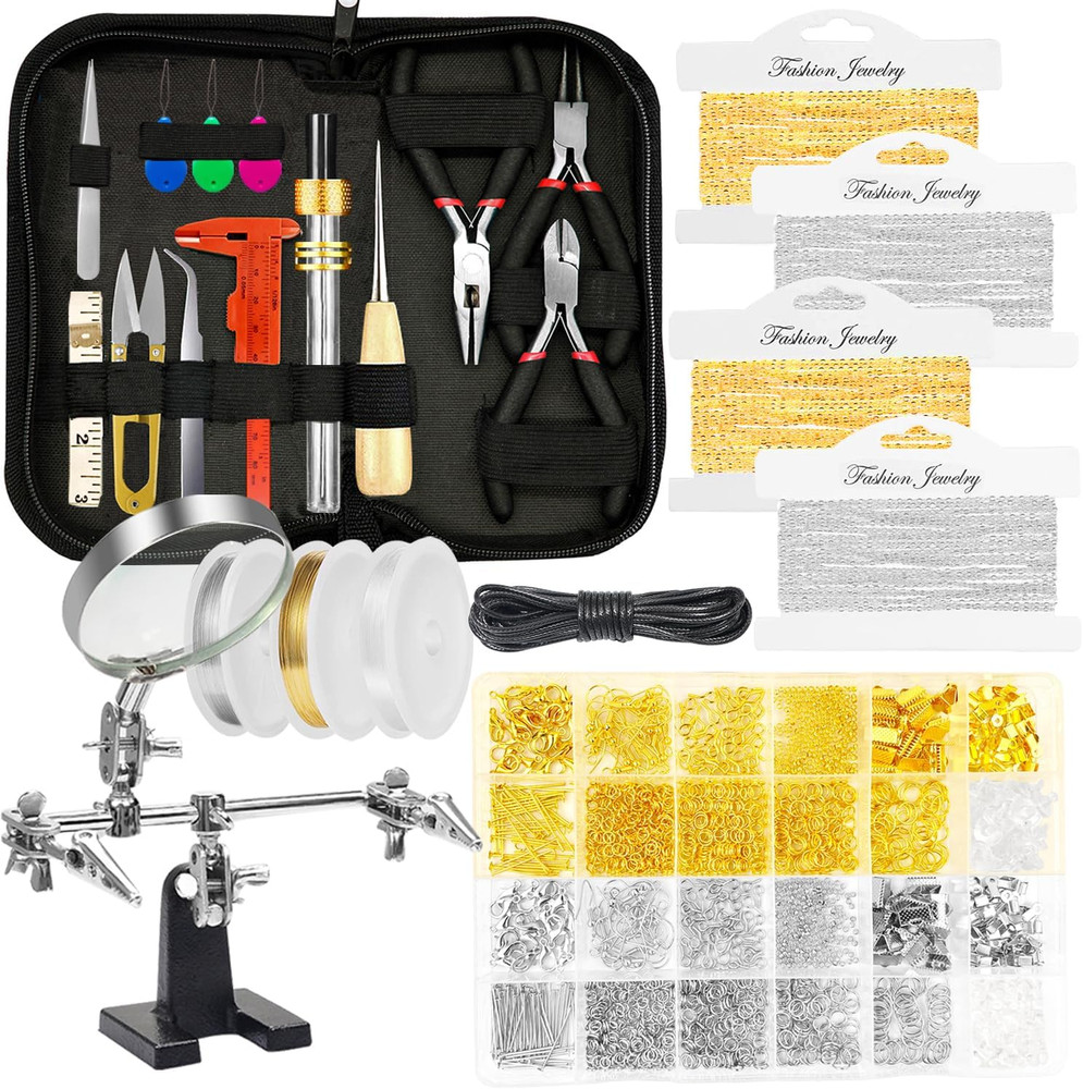 Comprehensive Jewelry Making Supplies Kit with Tools and Accessories