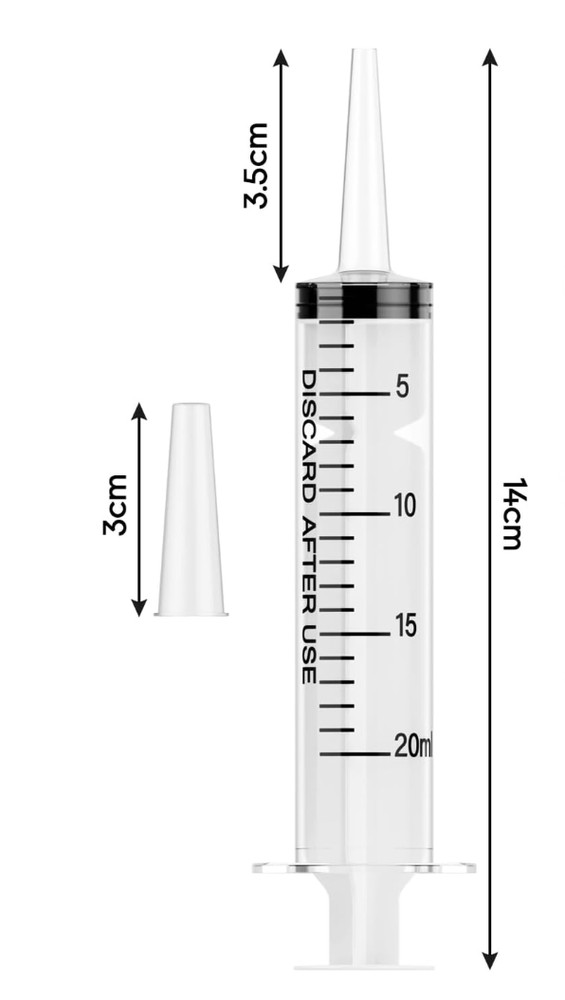 10 Pack 20mL Syringes