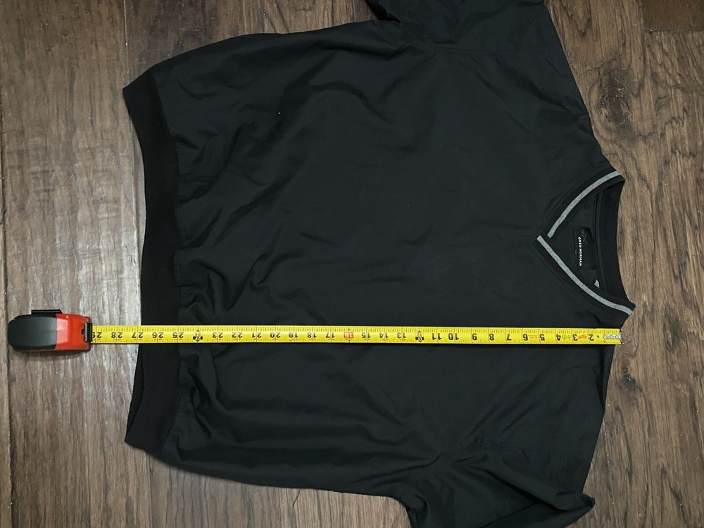 Greg Norman Black Pullover Windbreaker Large Longsleeve
