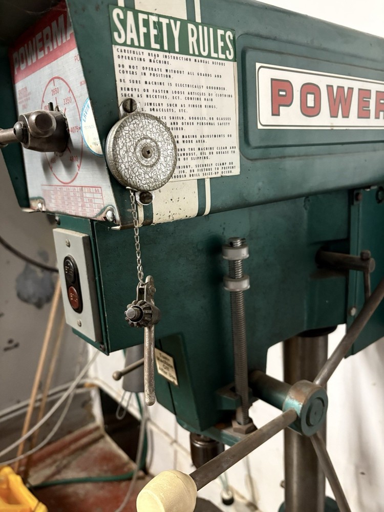 Vintage Powermatic Drill Press 1150A Variable Speed
