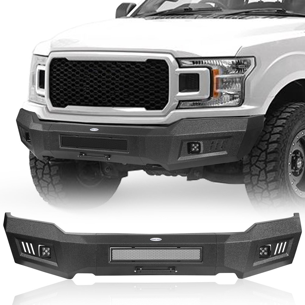 F150 Front Bumper 2018-2020 Exclude Raptor with License Plate Mount