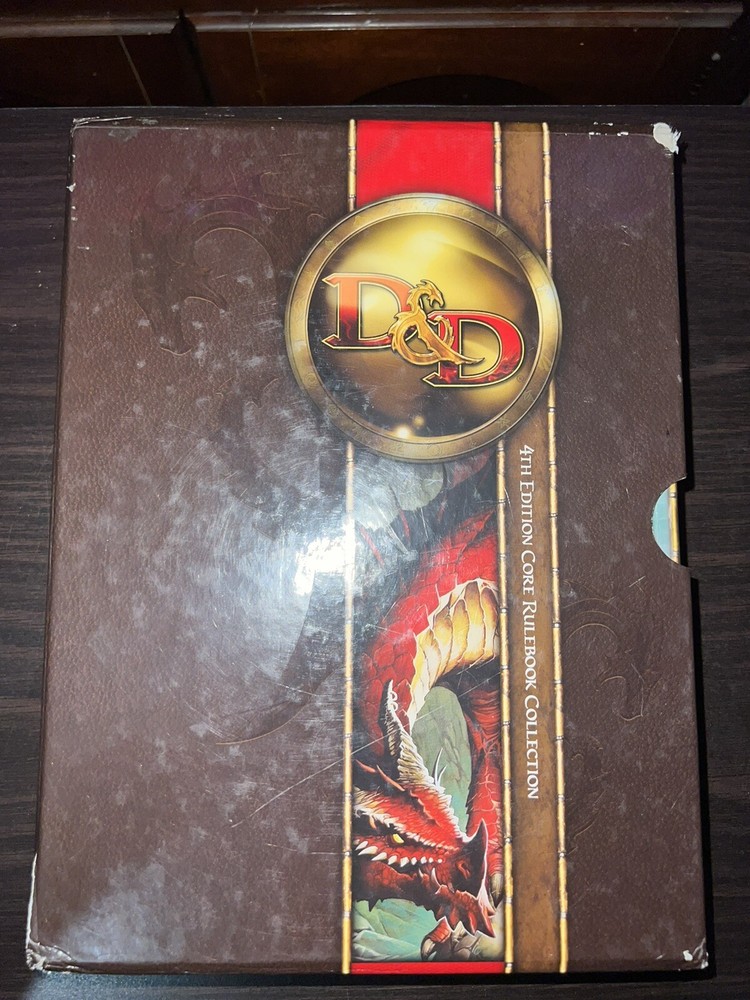 4TH EDITION CORE RULEBOOK COLLECTION Barely Used 3 Book Set First Printing