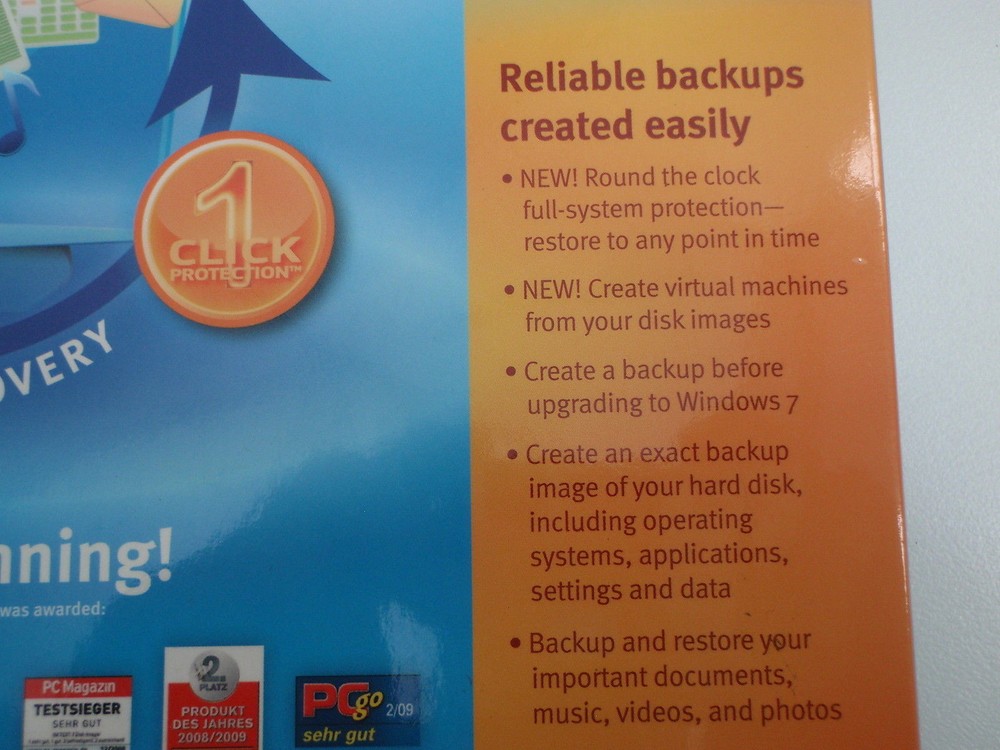 PC BACKUP RECOVERY SOFTWARE COMPUTER ACRONIS TRUE IMAGE HOME 2010 DVD