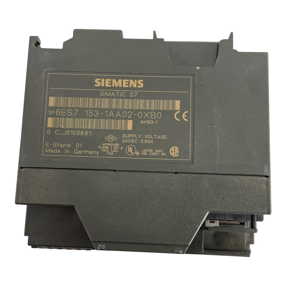SIEMENS 6ES7153-1AA02-0XB0 SIMATIC DP connection E:01 -used- flap missing-