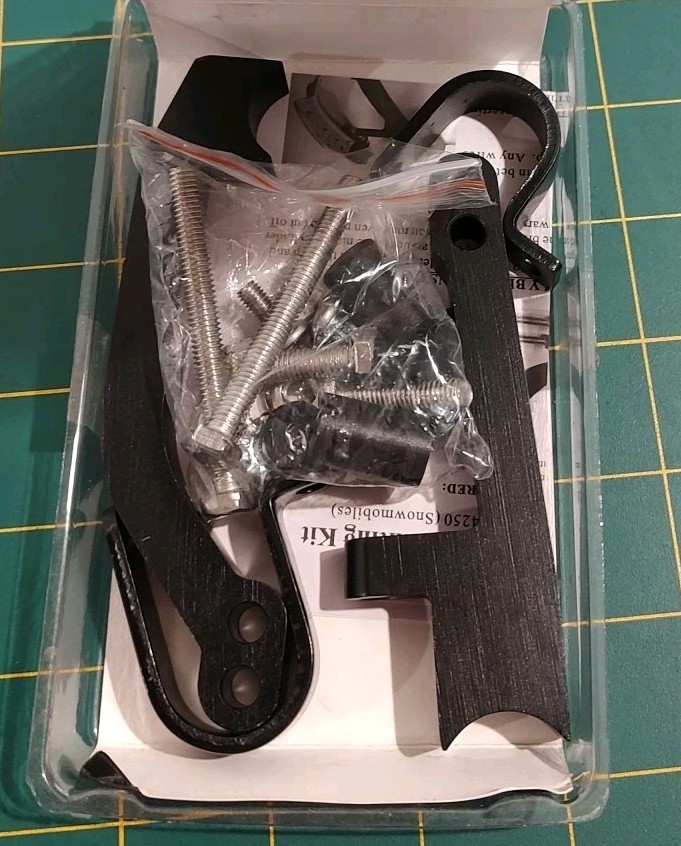 Power Madd Snowmobile Handguard Mount System, Part No. 14250