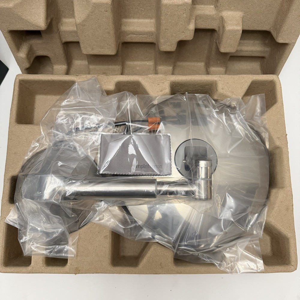 Simplehuman ST3003 Wall Mount Sensor Mirror Tru-Lux LED 5x NEW Open Box
