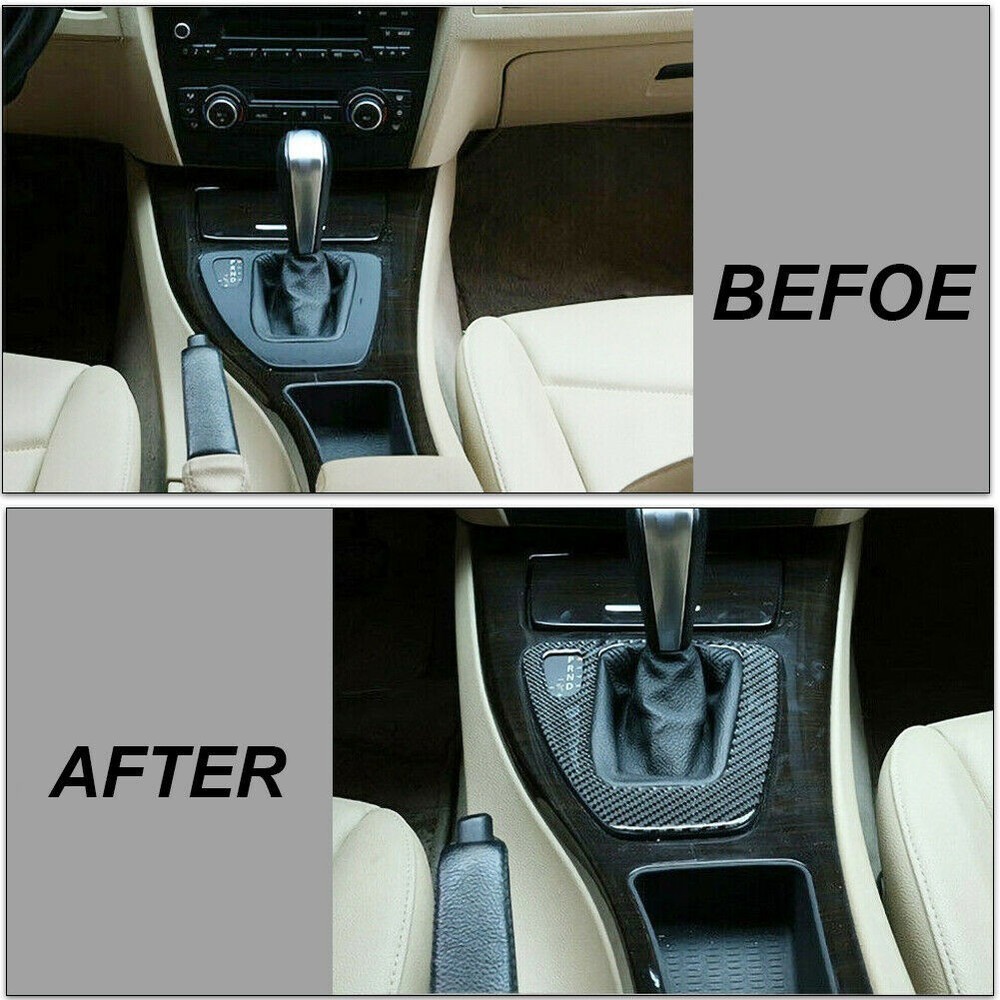 Carbon Fiber Control Box Trim For BMW 3 Series E90 E92 E93 2005-2012