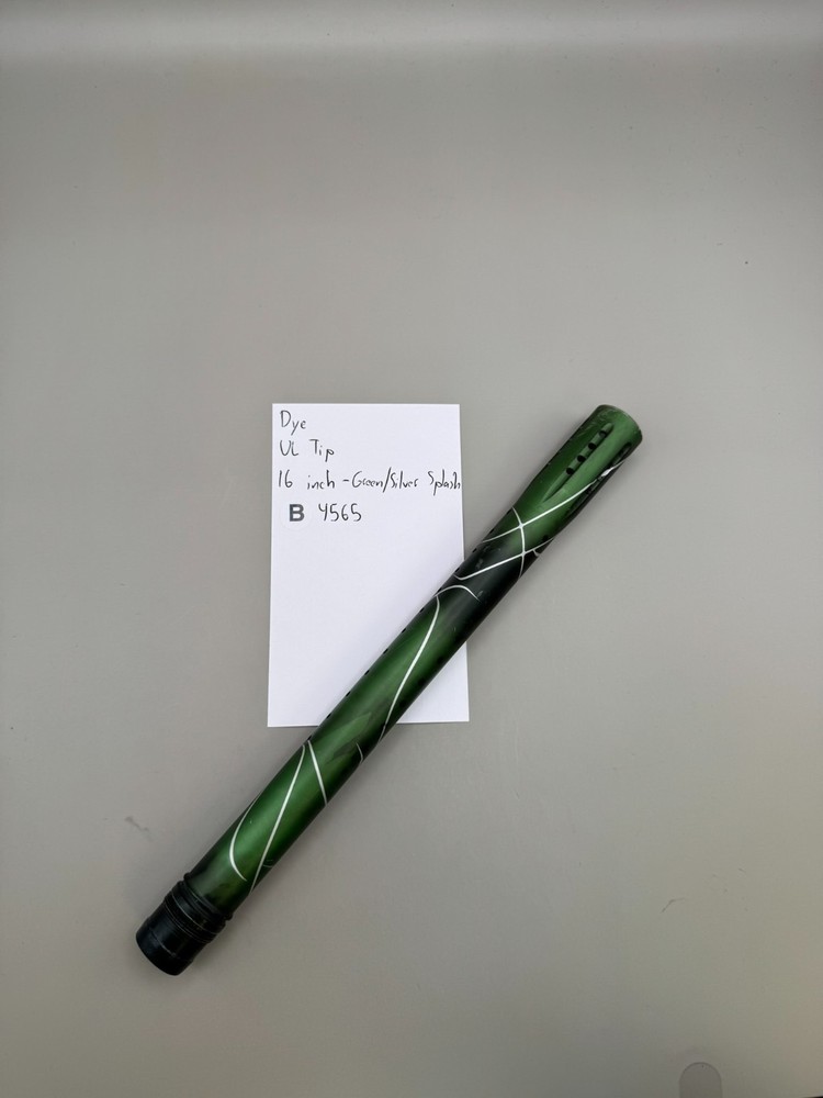 Dye UL Tip 16 inch-Green/Silver Splash