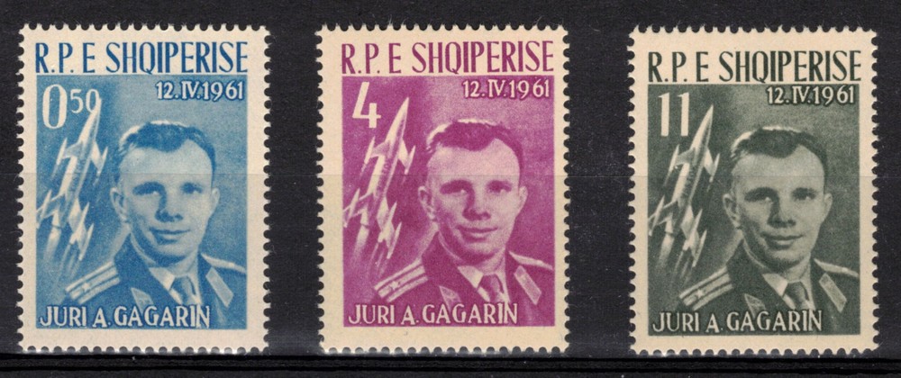 ALBANIA Scott 604-6 Mint NH